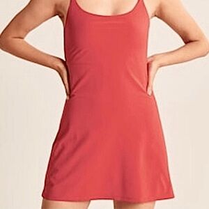Abercrombie & Fitch Traveler Mini Dress in Coral
